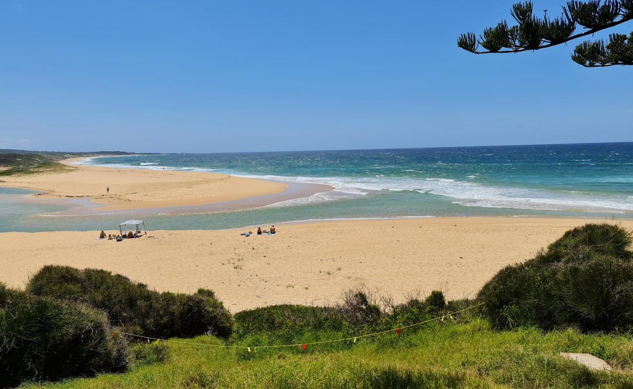 Bingie Beach'in fotoğrafı parlak kum yüzey ile