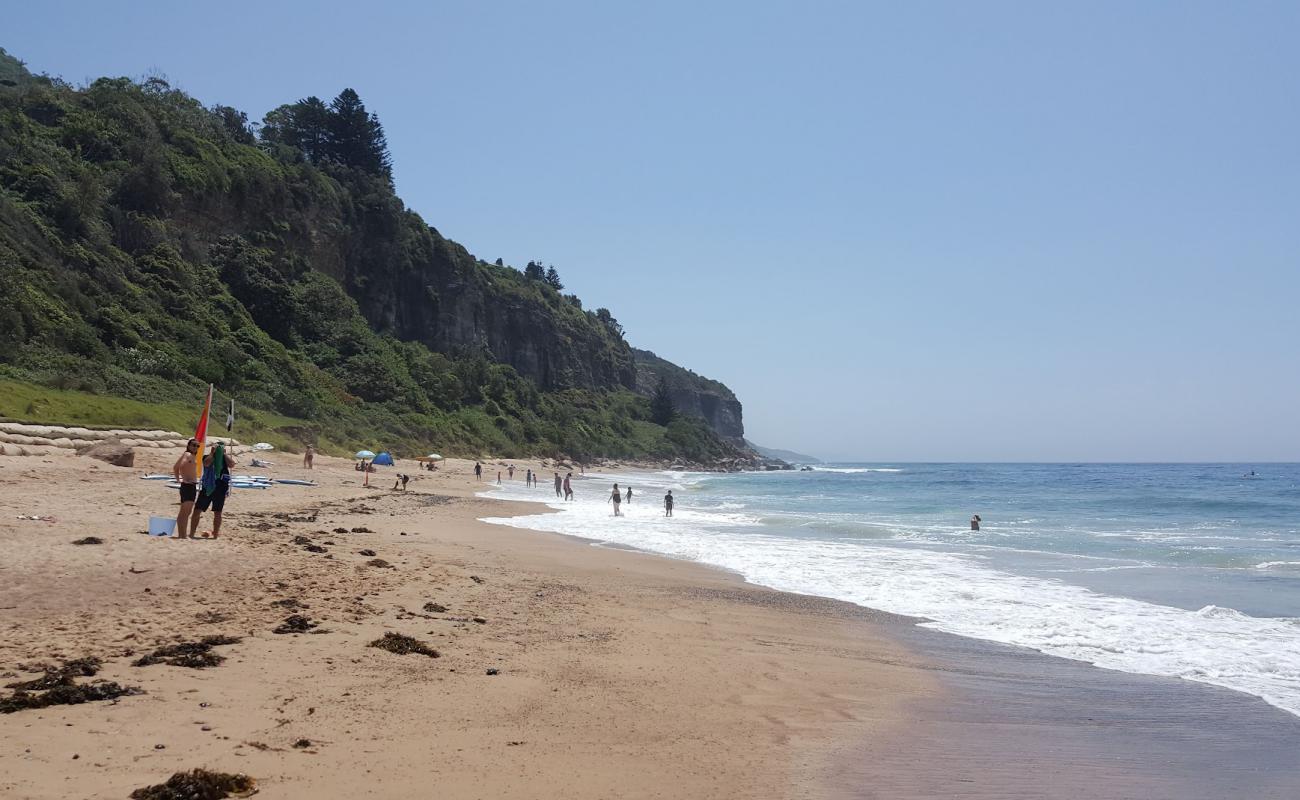 Coalcliff Beach'in fotoğrafı kahverengi kum yüzey ile