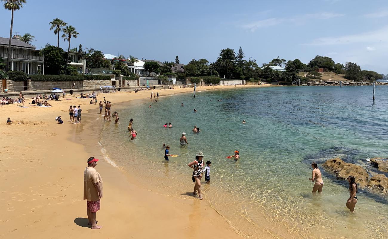 Camp Cove Beach'in fotoğrafı parlak ince kum yüzey ile