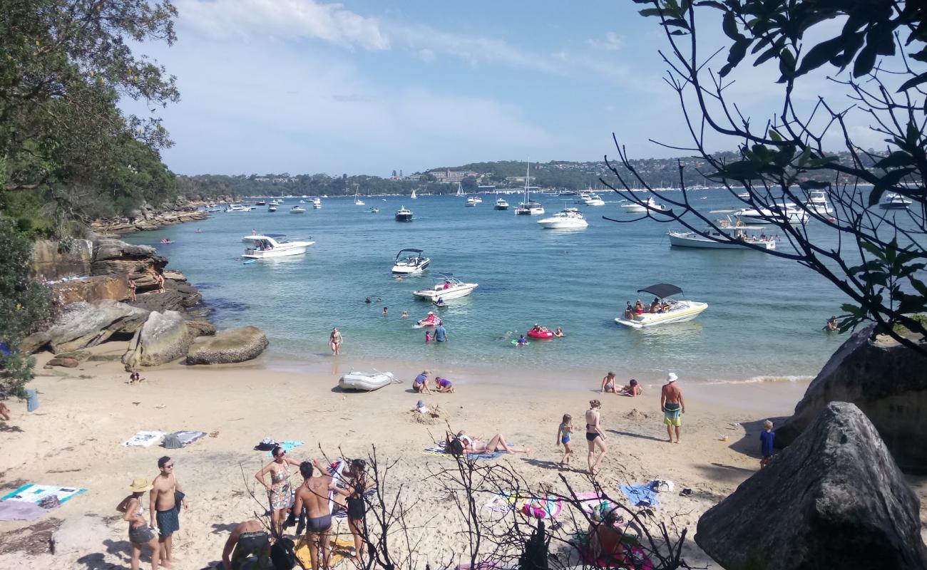 Castle Rock Beach'in fotoğrafı parlak ince kum yüzey ile