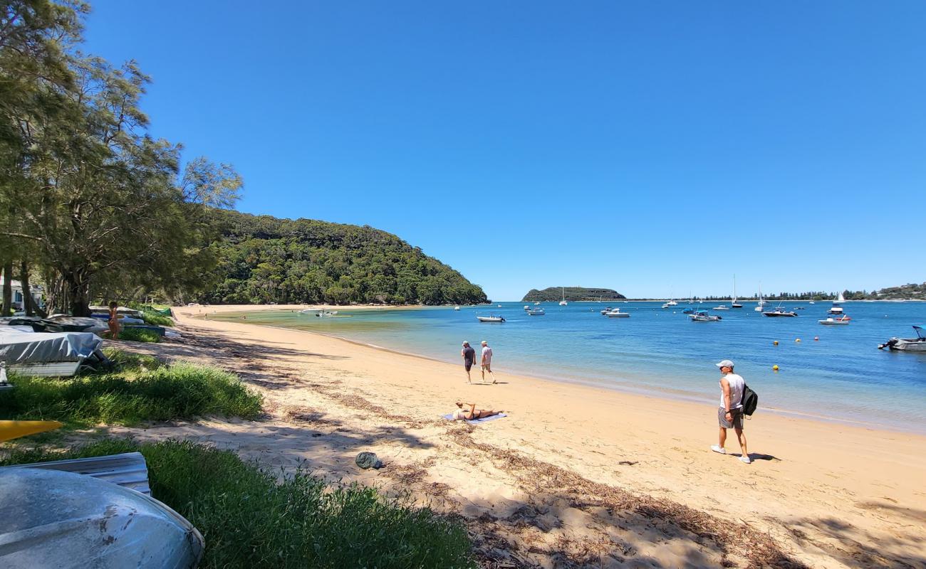 Great Mackerel Beach'in fotoğrafı parlak kum yüzey ile