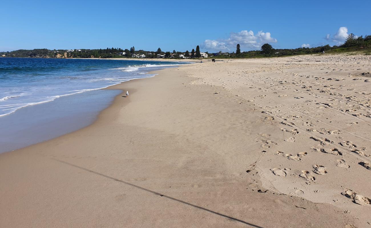 Hargraves Beach'in fotoğrafı i̇nce bej kum yüzey ile