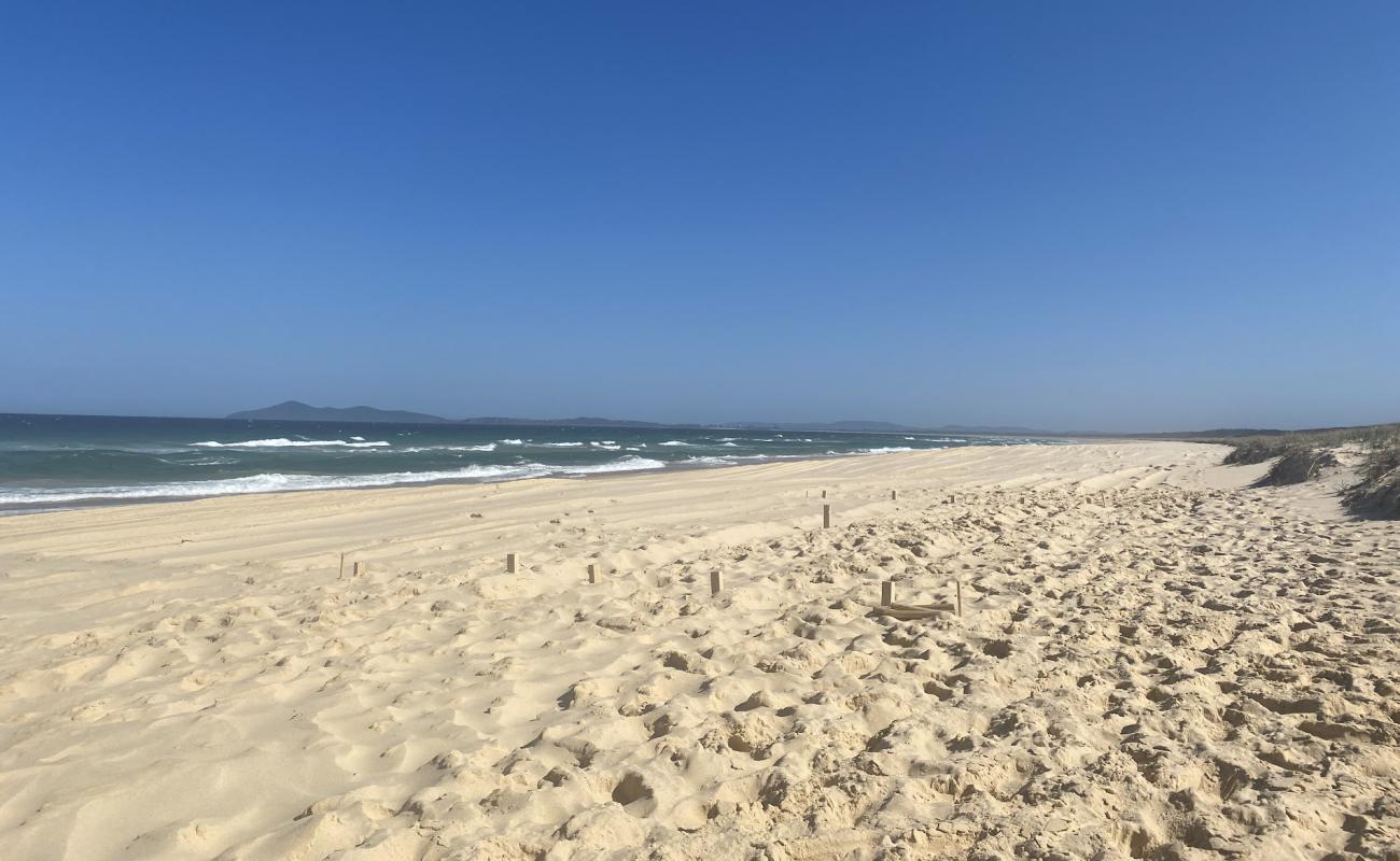 Nine Mile Beach'in fotoğrafı i̇nce bej kum yüzey ile