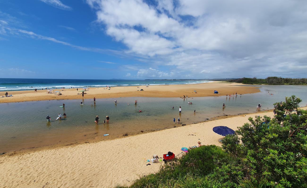 Saltwater Beach'in fotoğrafı parlak ince kum yüzey ile