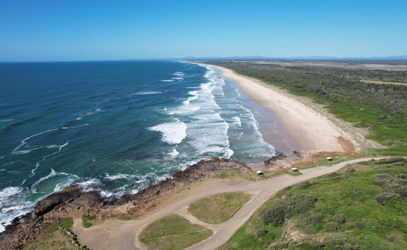 Harrington Beach'in fotoğrafı i̇nce bej kum yüzey ile