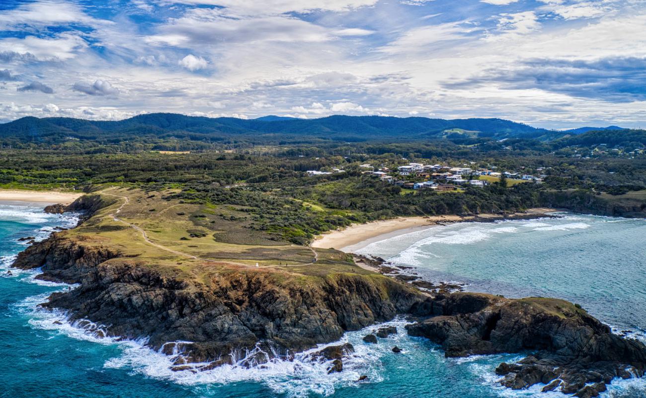 Shelly Beach'in fotoğrafı parlak kum yüzey ile