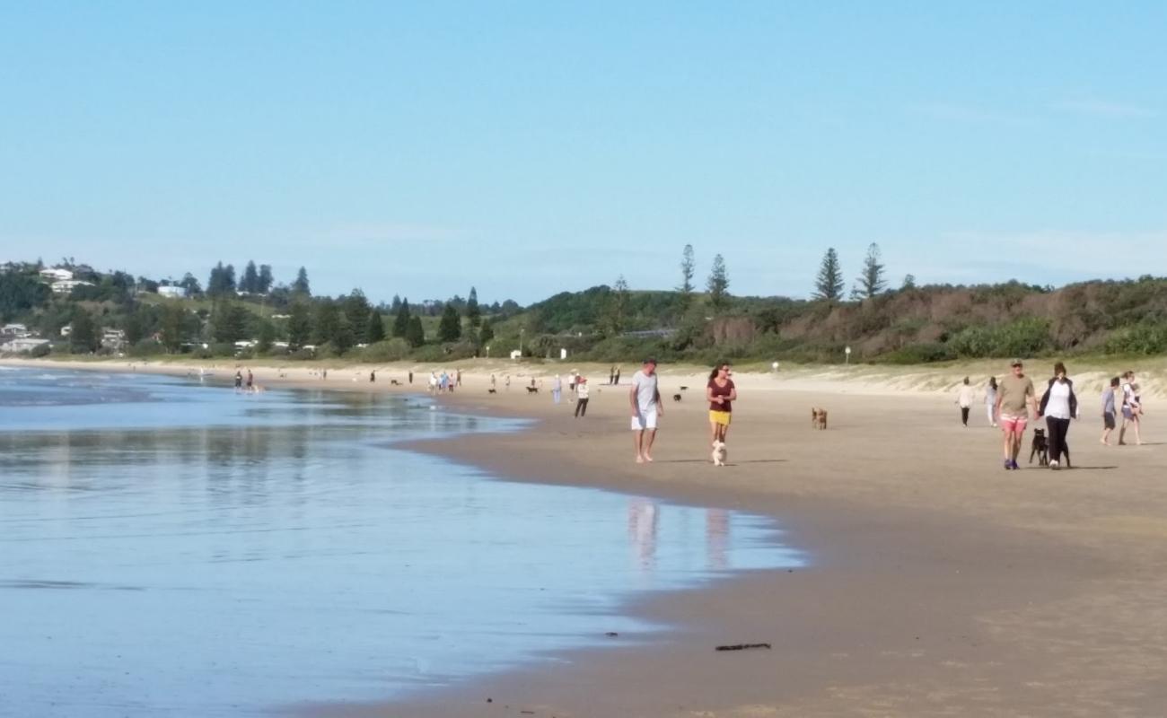 Seven Mile Beach'in fotoğrafı açık bej kum yüzey ile