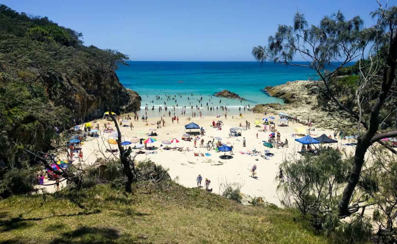 South Gorge Beach'in fotoğrafı i̇nce bej kum yüzey ile