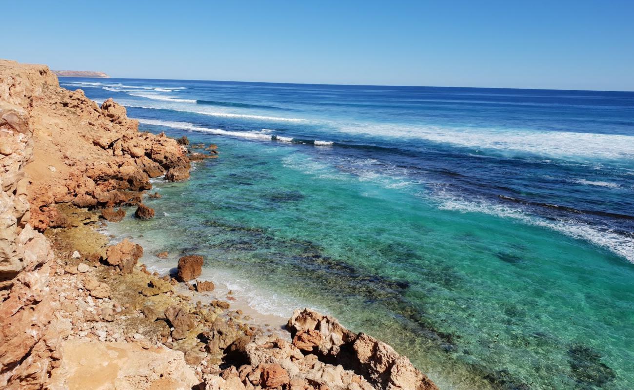 Gnaraloo Turtle Beach'in fotoğrafı bej kum ve kayalar yüzey ile