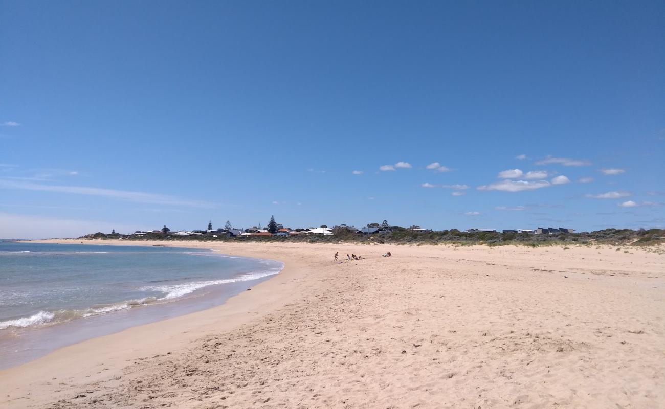 Avalon Beach'in fotoğrafı açık bej kum yüzey ile