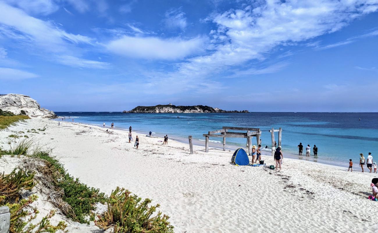 Hamelin Bay Beach'in fotoğrafı açık bej kum yüzey ile