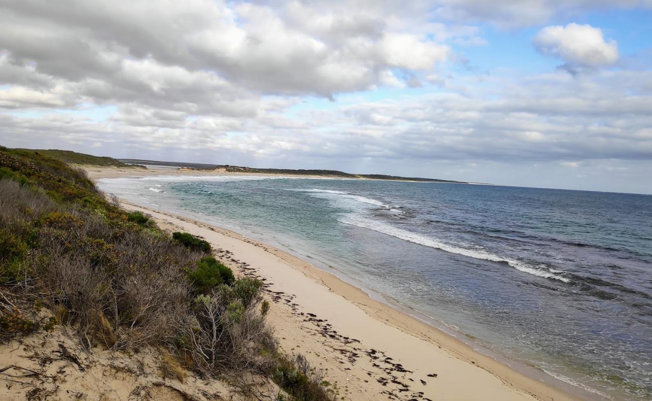Four Mile Beach'in fotoğrafı açık bej kum yüzey ile