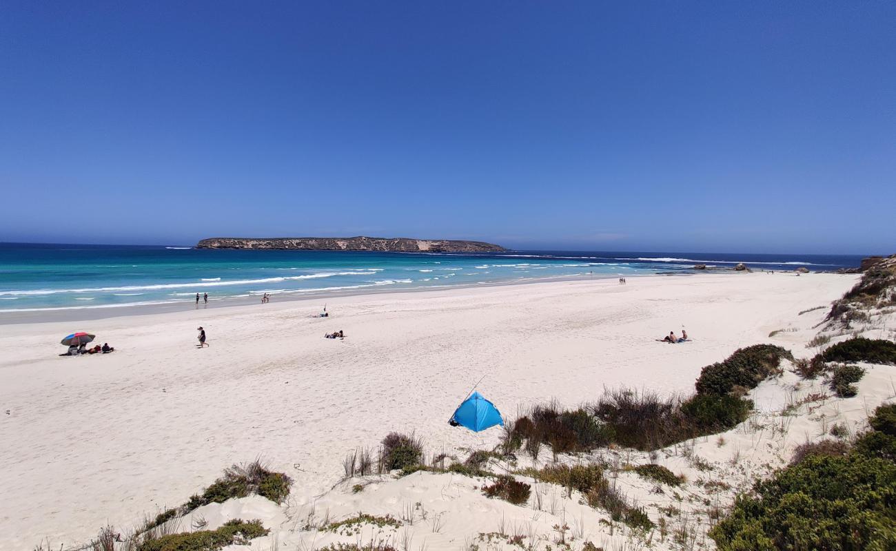 Almonta Beach'in fotoğrafı beyaz ince kum yüzey ile