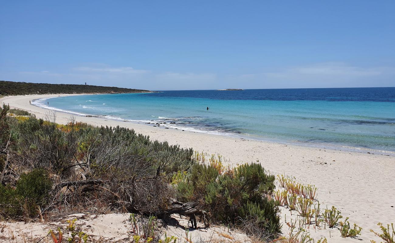 September Beach'in fotoğrafı parlak kum yüzey ile