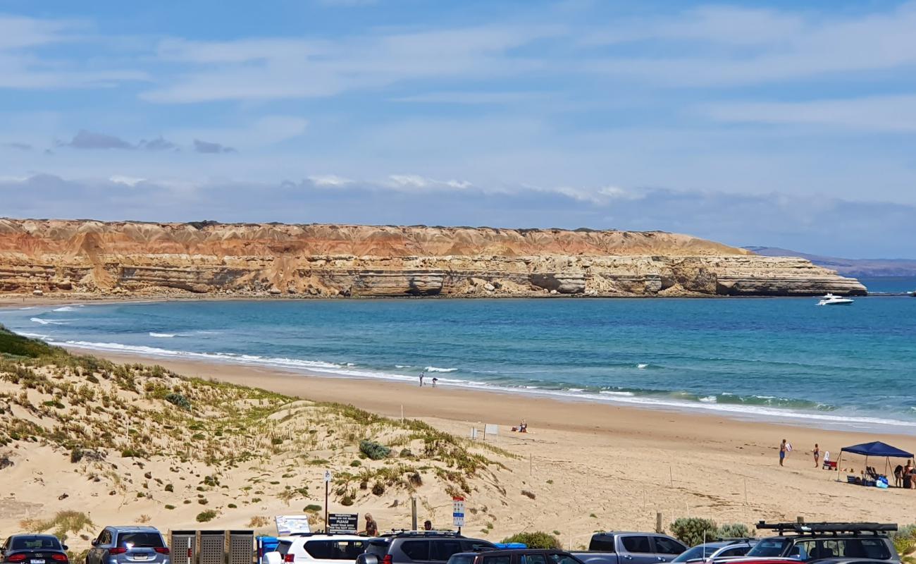 Maslin Beach'in fotoğrafı parlak kum yüzey ile