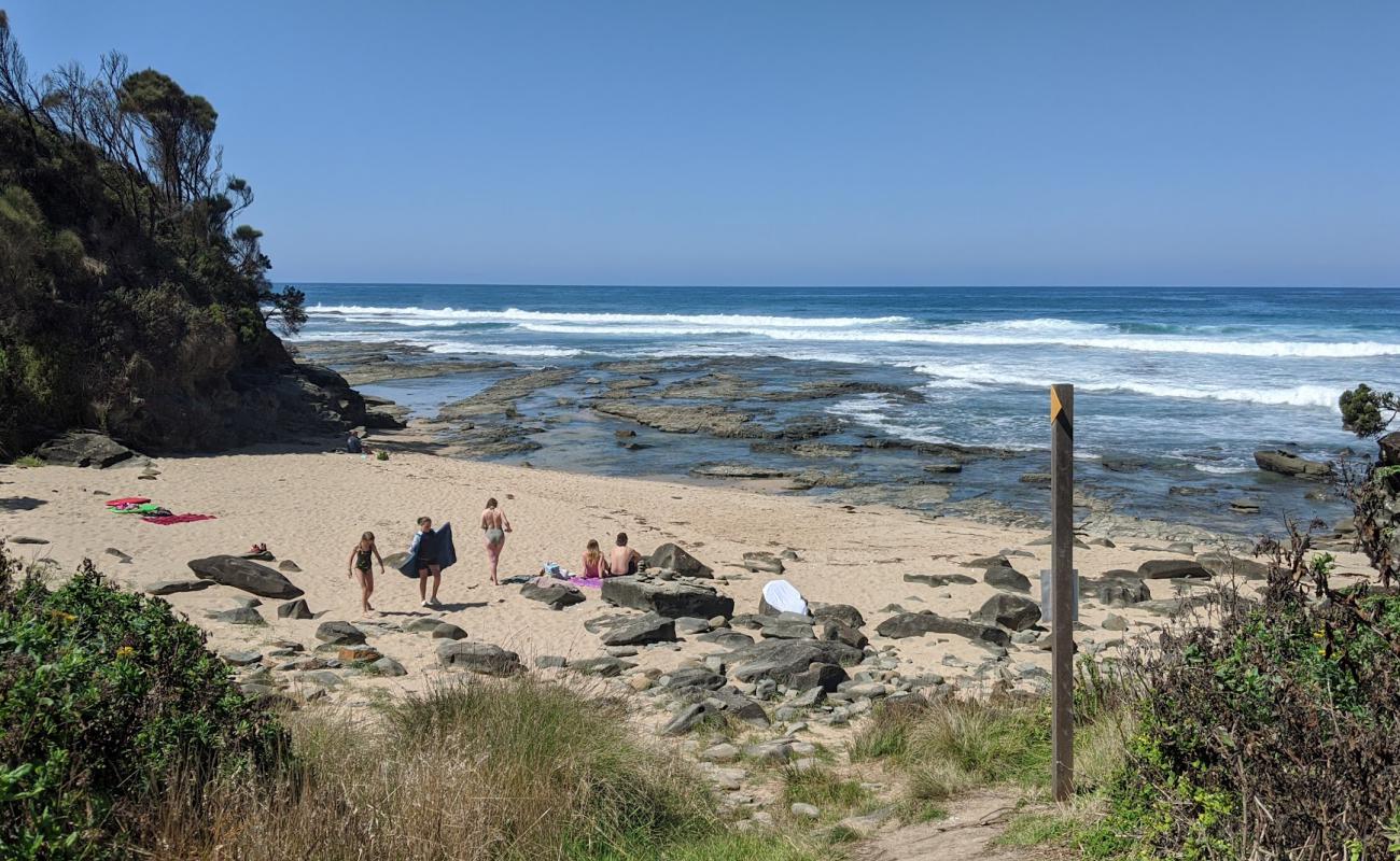 Shelly Beach, Apollo'in fotoğrafı açık bej kum yüzey ile