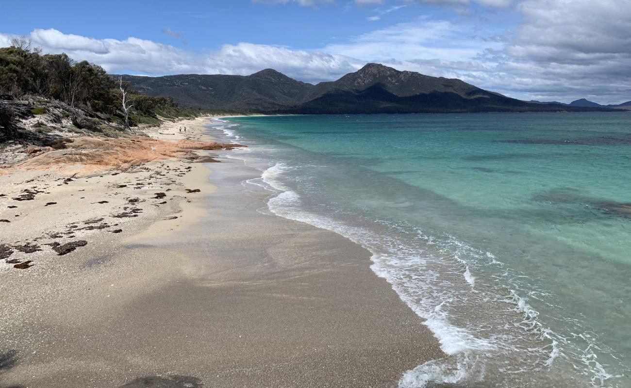 Hazards Beach'in fotoğrafı parlak kum yüzey ile