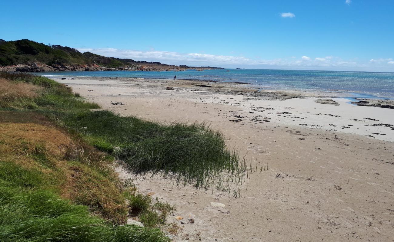 Green Point Beach'in fotoğrafı bej kum ve kayalar yüzey ile