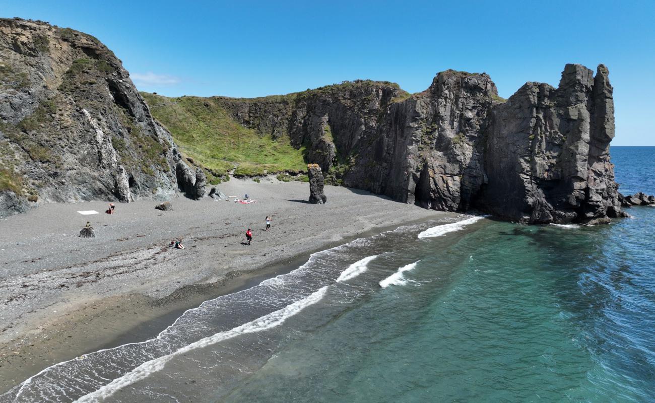 Tra na Mbo Beach'in fotoğrafı çakıl ile kum yüzey ile