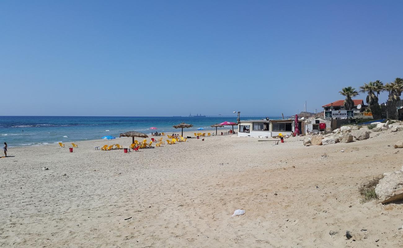 Tel Gerrit beach'in fotoğrafı açık bej kum yüzey ile