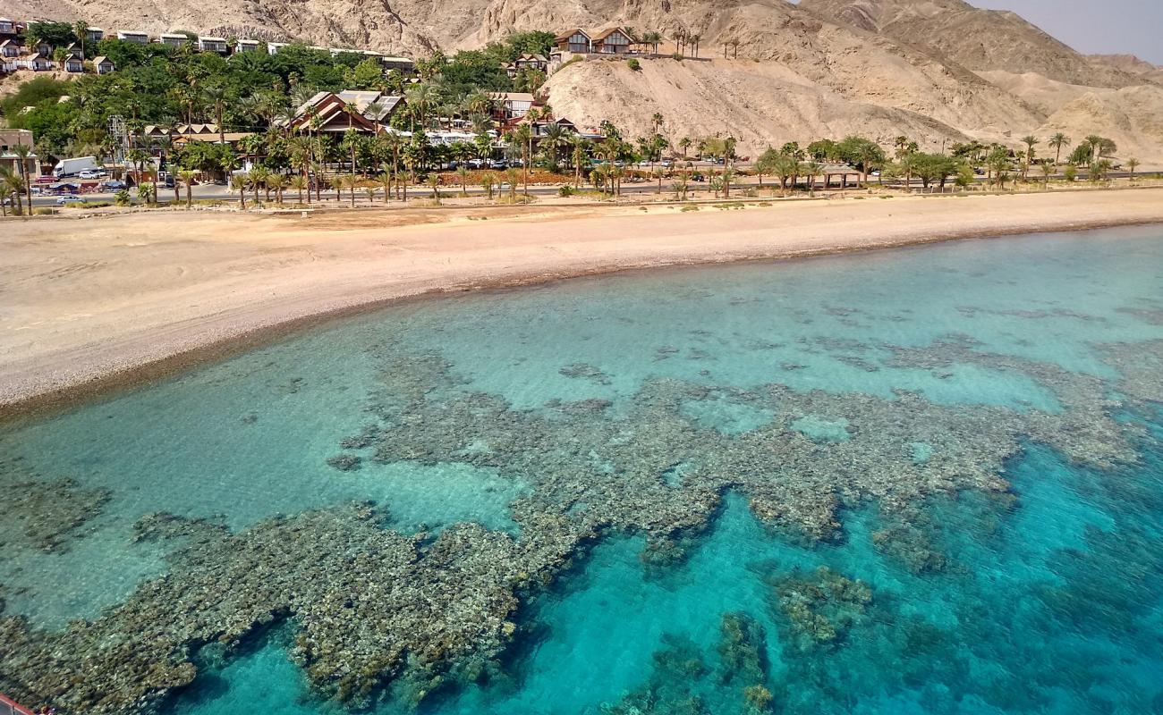 Coral Beach'in fotoğrafı parlak kum yüzey ile