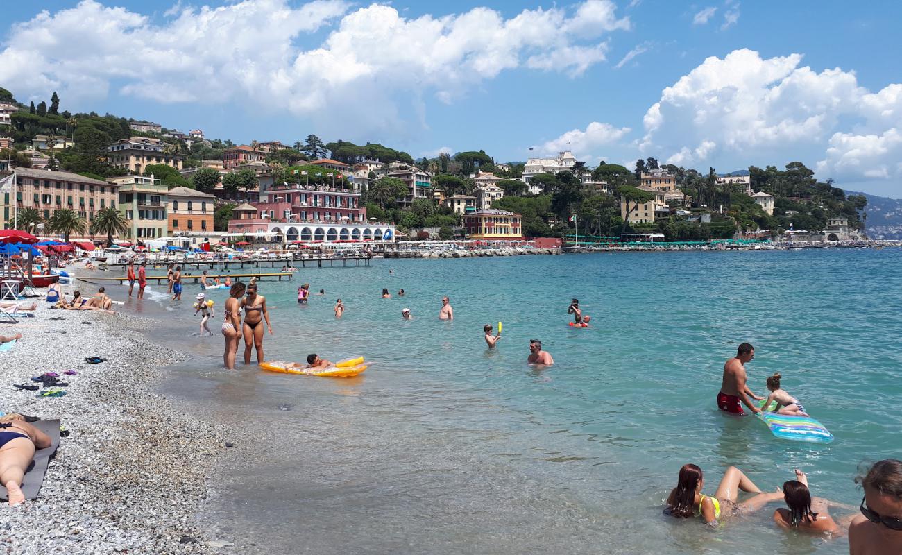 Santa Margherita'in fotoğrafı gri ince çakıl taş yüzey ile