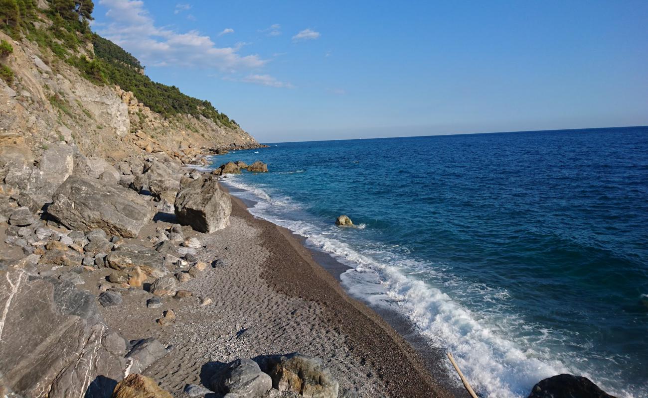 Spiaggia La Marossa'in fotoğrafı gri çakıl taşı yüzey ile