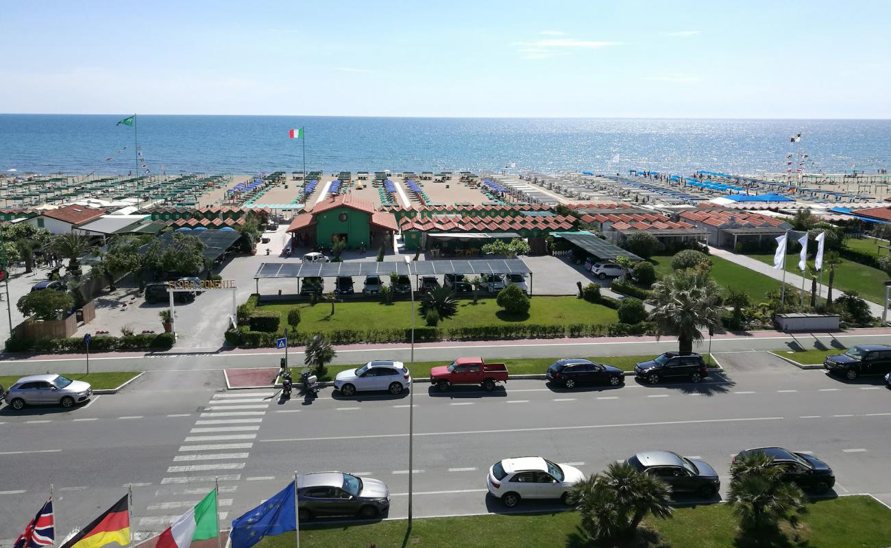 Spiaggia del Tonfano'in fotoğrafı parlak kum yüzey ile