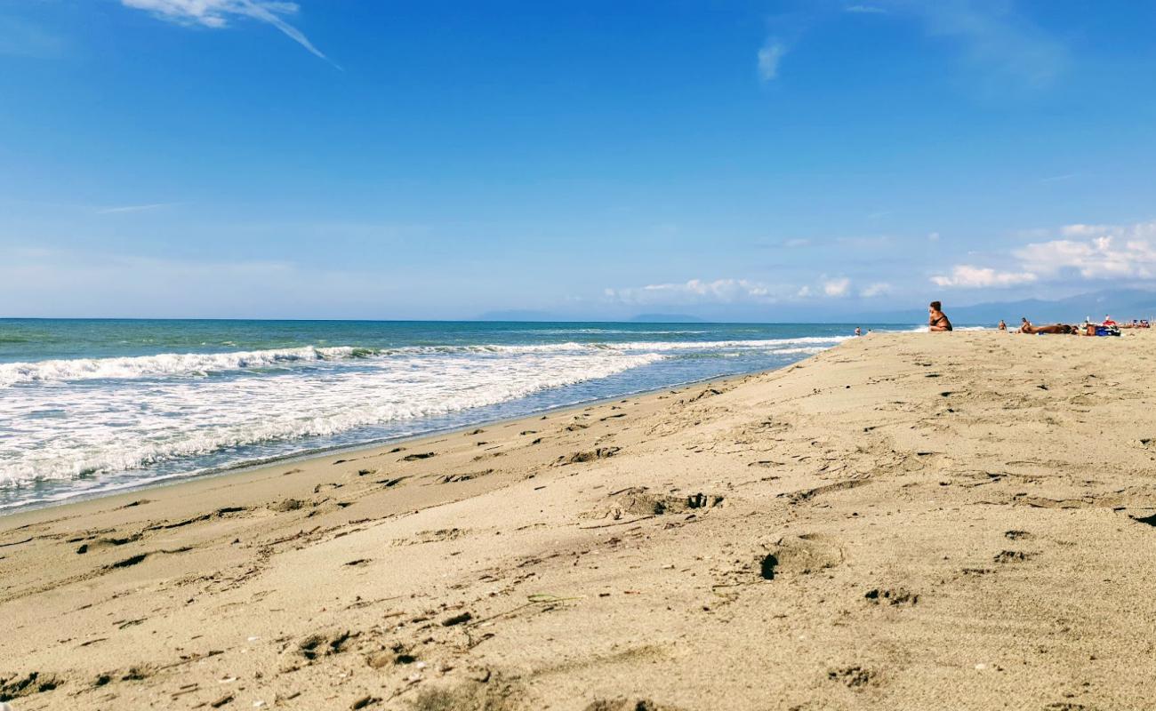 Spiaggia della Lecciona'in fotoğrafı açık bej kum yüzey ile