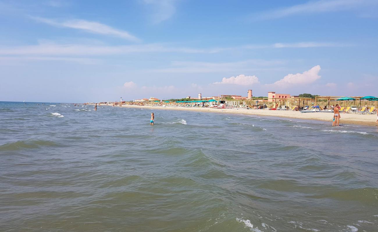 Spiaggia Calambrone'in fotoğrafı açık bej kum yüzey ile