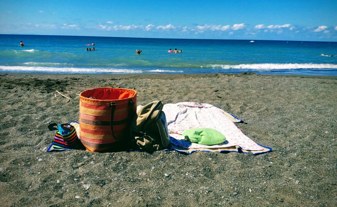 Spiaggia Marina di Castagneto Carducci'in fotoğrafı kahverengi kum yüzey ile