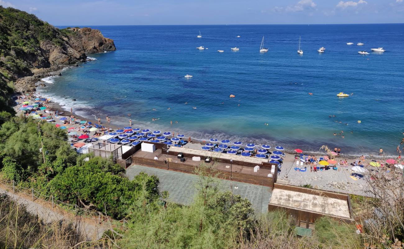 Calamoresca Beach'in fotoğrafı gri çakıl taşı yüzey ile
