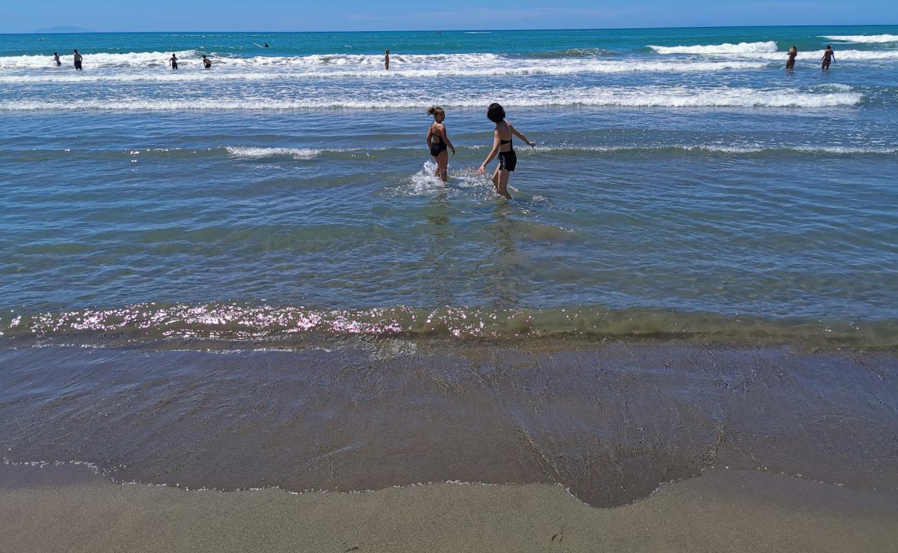 Spiaggia Castiglione della Pescaia'in fotoğrafı açık bej kum yüzey ile