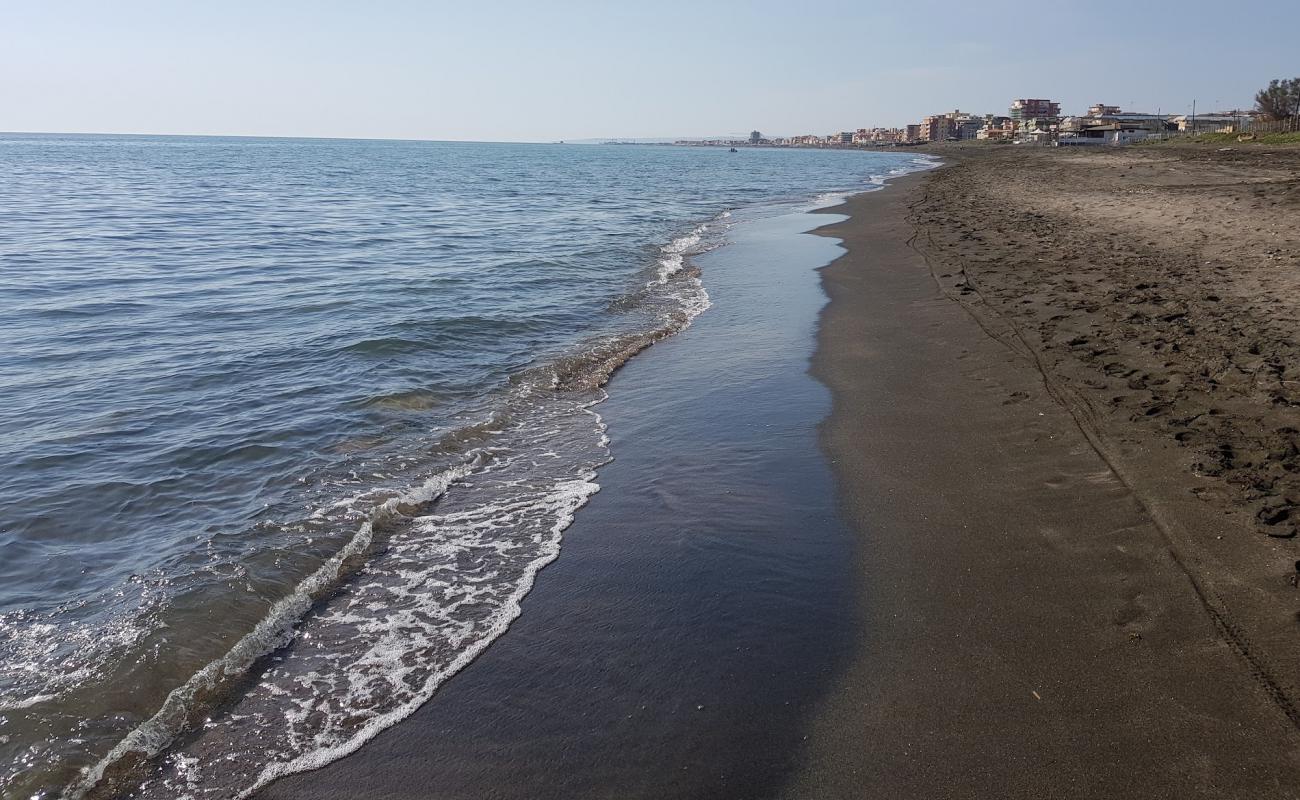 Bau Beach Ladispoli'in fotoğrafı kahverengi kum yüzey ile