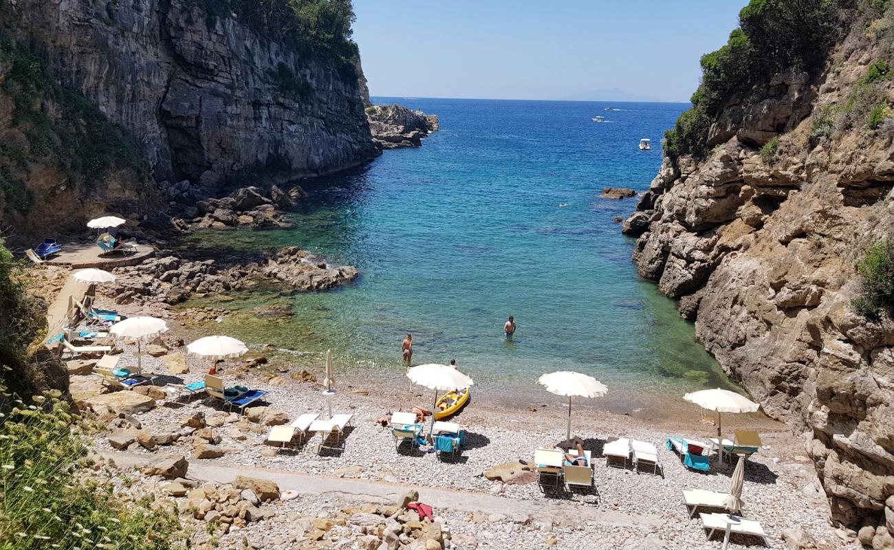 Spiaggia della Pignatella II'in fotoğrafı siyah kum ve çakıl yüzey ile