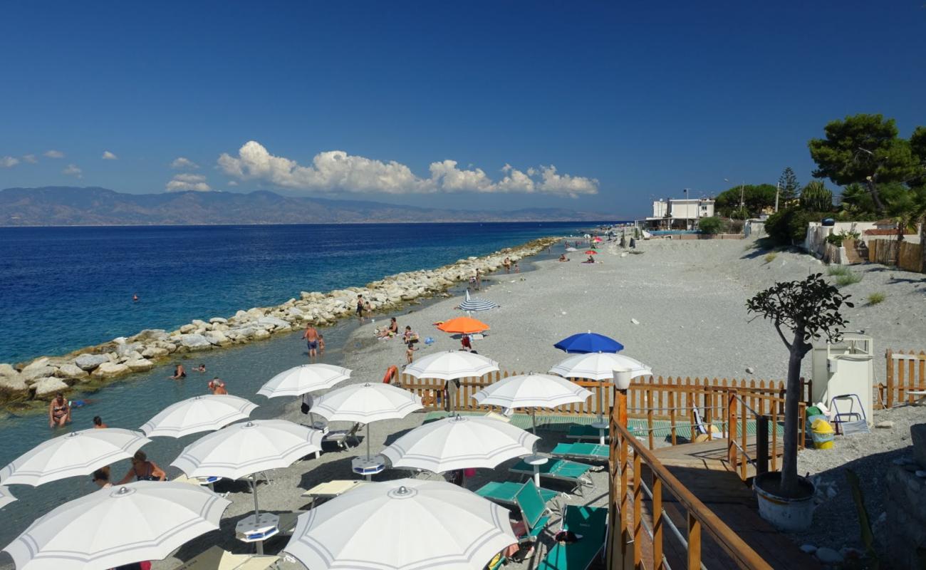 Spiaggia Bocale'in fotoğrafı küçük bej çakıl yüzey ile