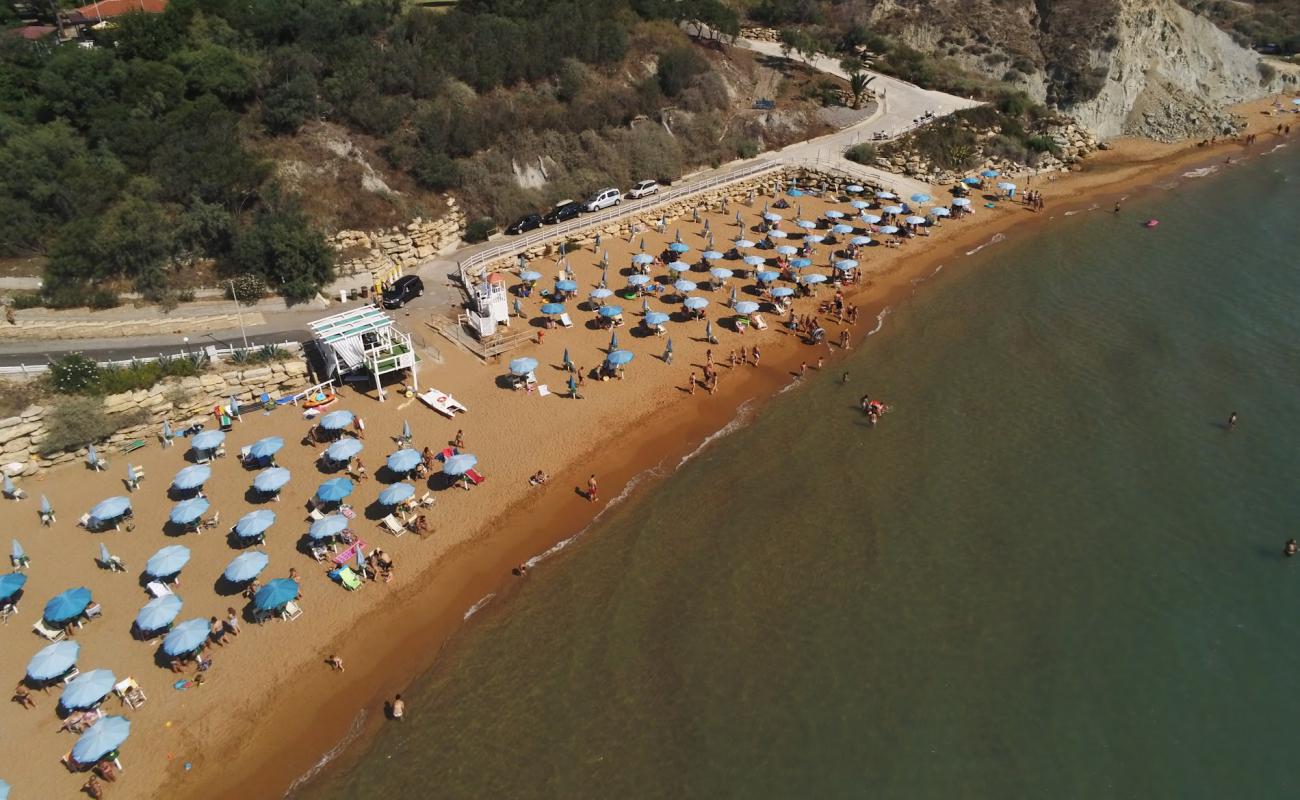 Santa Cristina beach'in fotoğrafı kahverengi kum yüzey ile