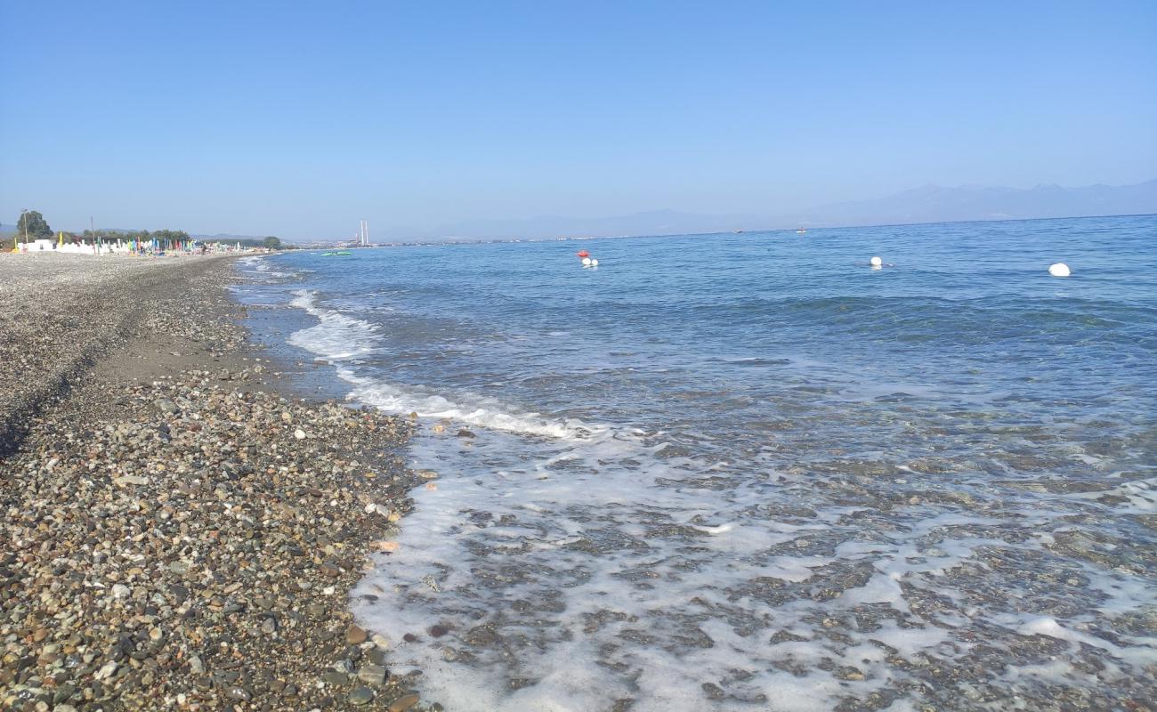 Gammicella beach'in fotoğrafı gri kum ve çakıl yüzey ile