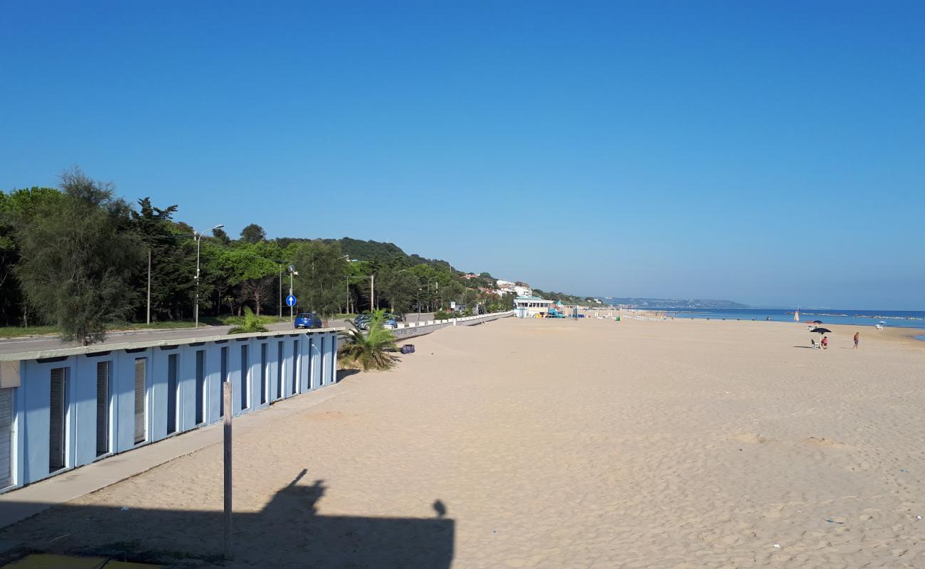 Spiaggia Le Morge'in fotoğrafı kahverengi kum yüzey ile