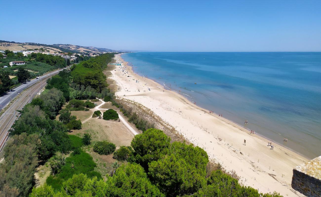 Torre del Cerrano'in fotoğrafı parlak ince kum yüzey ile