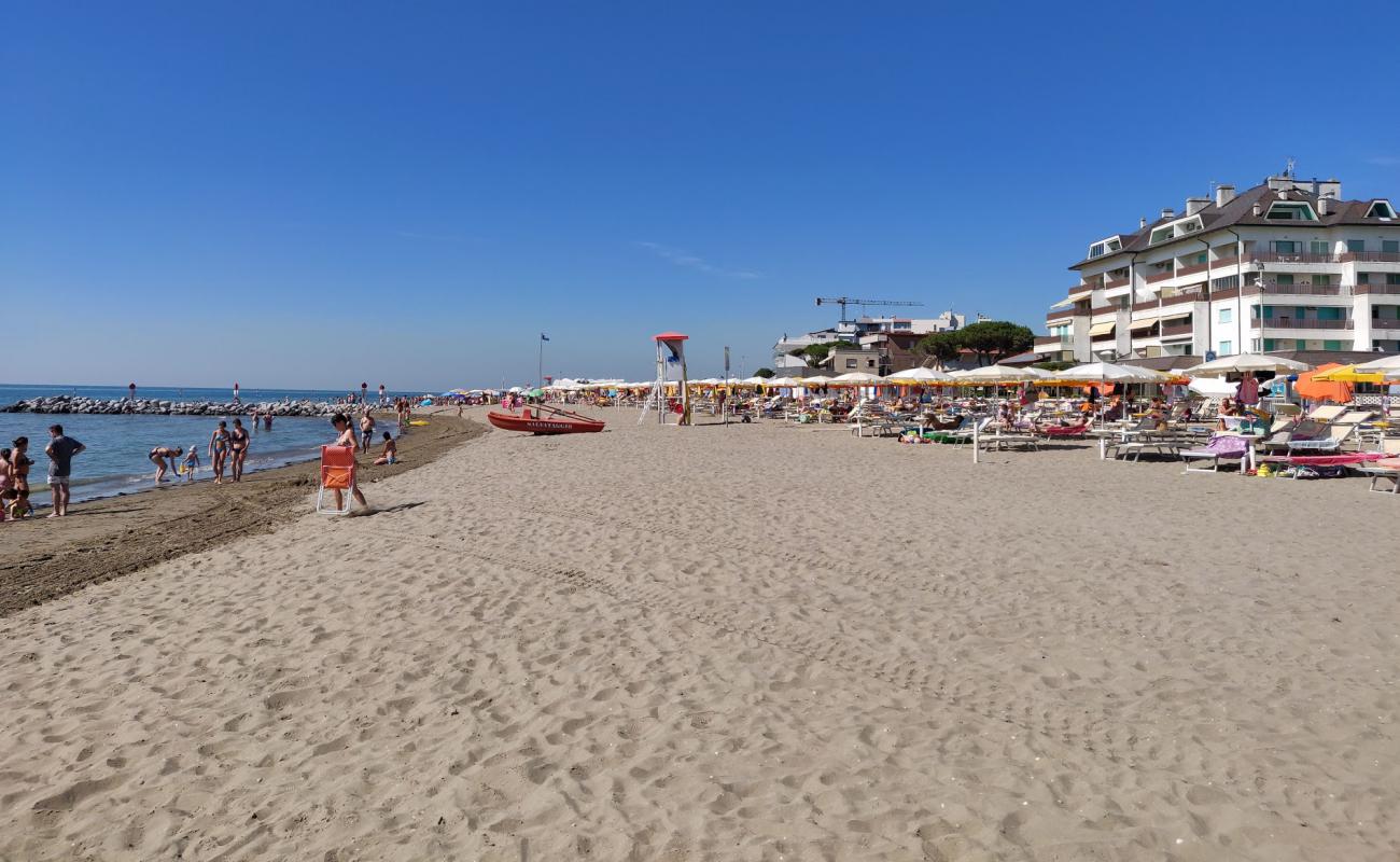 Spiaggia del Fratino'in fotoğrafı açık bej kum yüzey ile