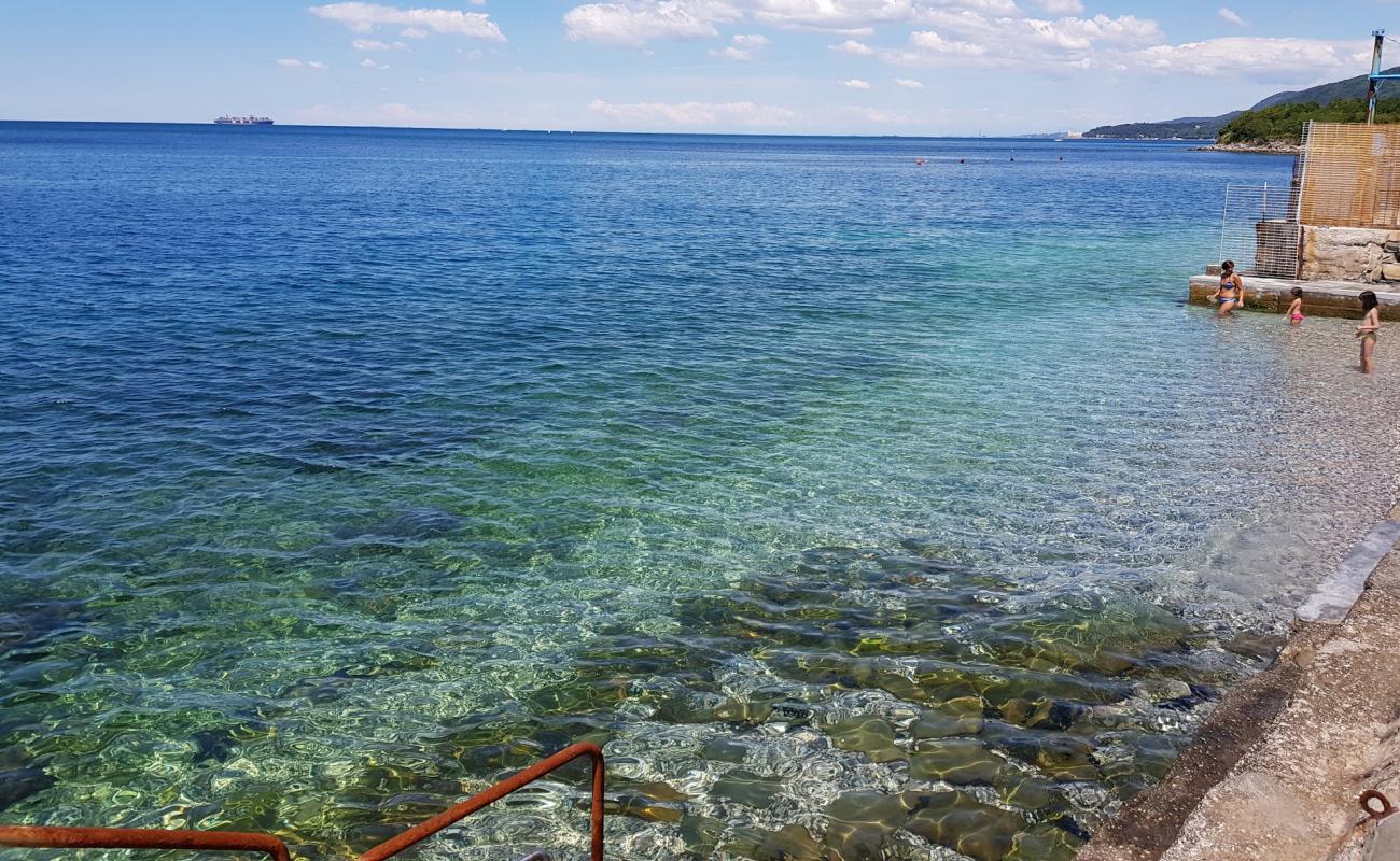 Ferroviario Beach'in fotoğrafı beton kaplı yüzey yüzey ile