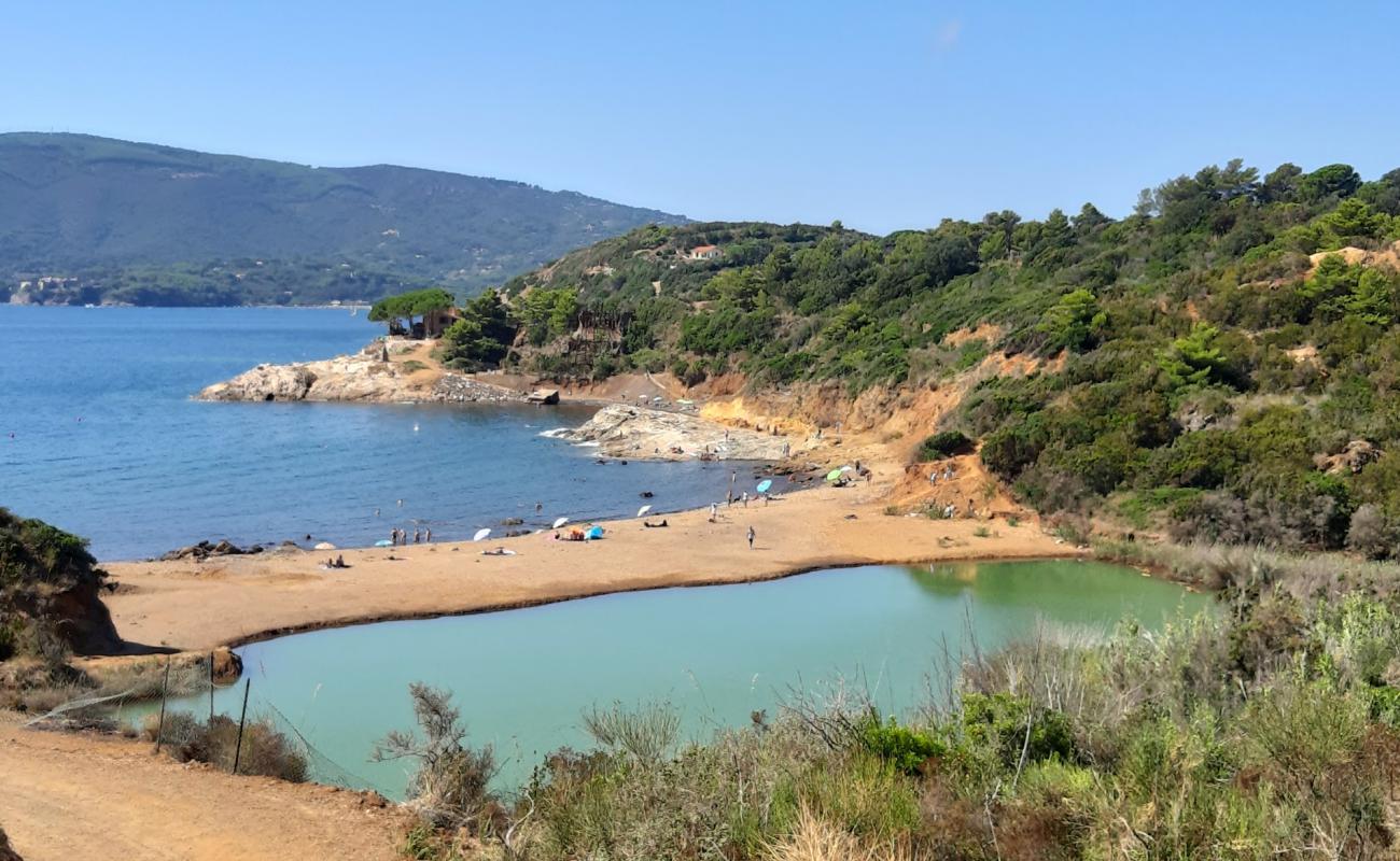 Spiaggia Di Terranera'in fotoğrafı parlak kum ve kayalar yüzey ile