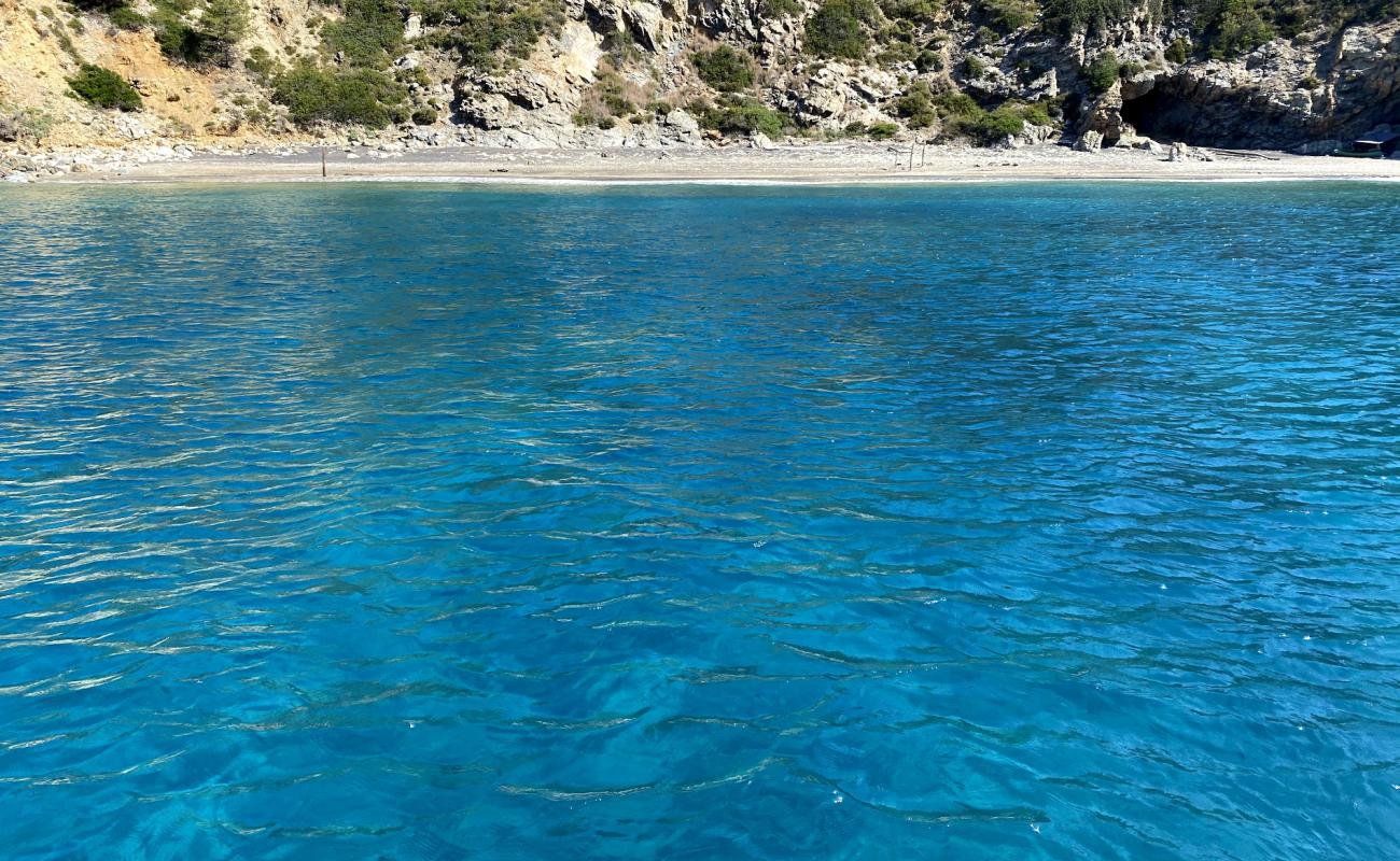Spiaggia di Vetrangoli'in fotoğrafı taşlı kum yüzey ile