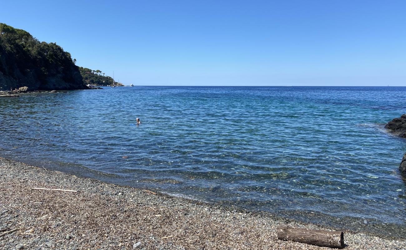 Spiaggia del Bagno'in fotoğrafı gri çakıl taşı yüzey ile