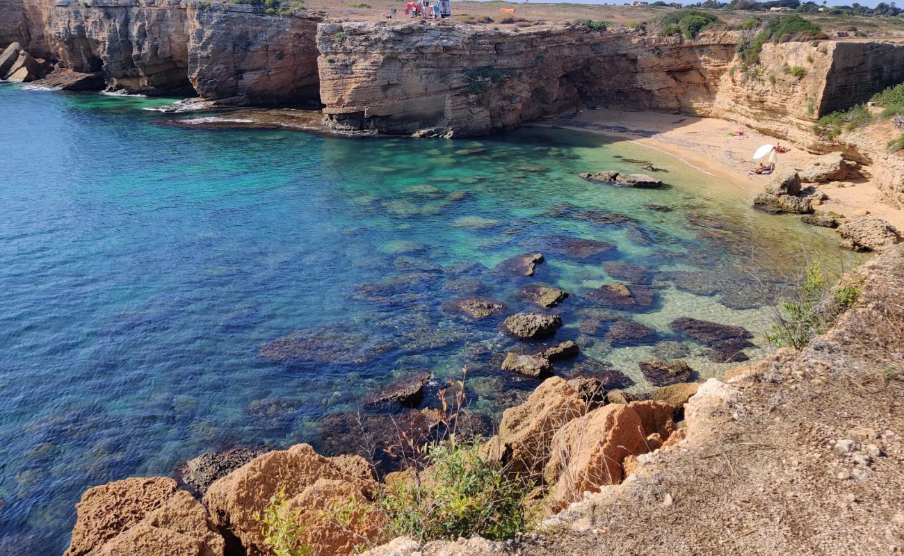 Spiaggia Massolivieri'in fotoğrafı kahverengi kum yüzey ile