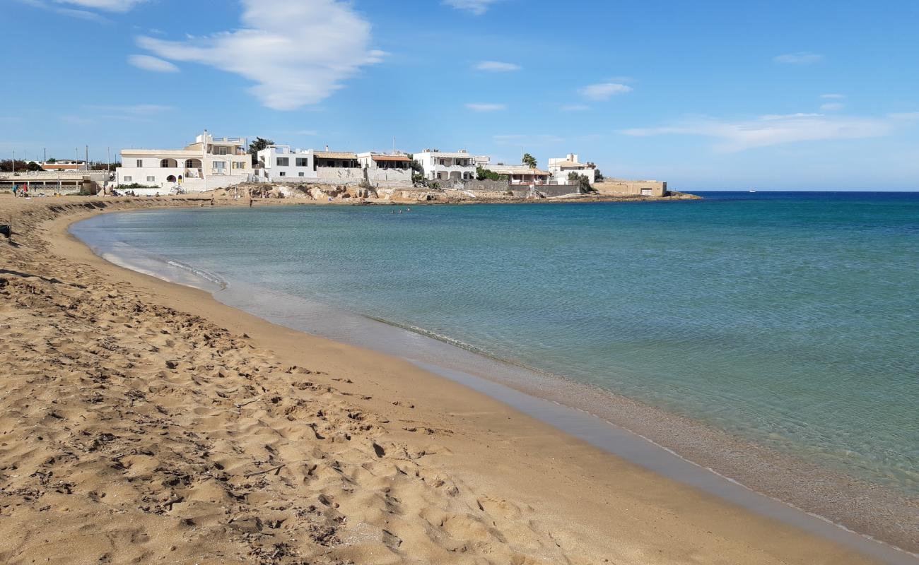 Spiaggia Morghella'in fotoğrafı kahverengi kum yüzey ile