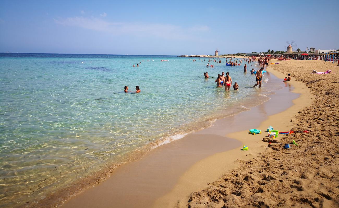 Spiaggia San Giuliano Trapani'in fotoğrafı parlak kum yüzey ile