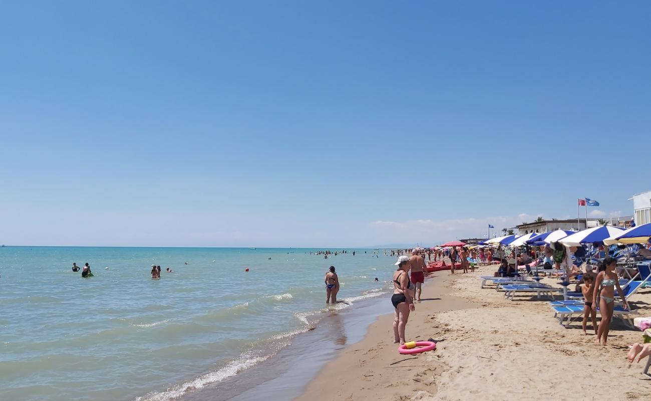 Metaponto Lido beach'in fotoğrafı açık bej kum yüzey ile