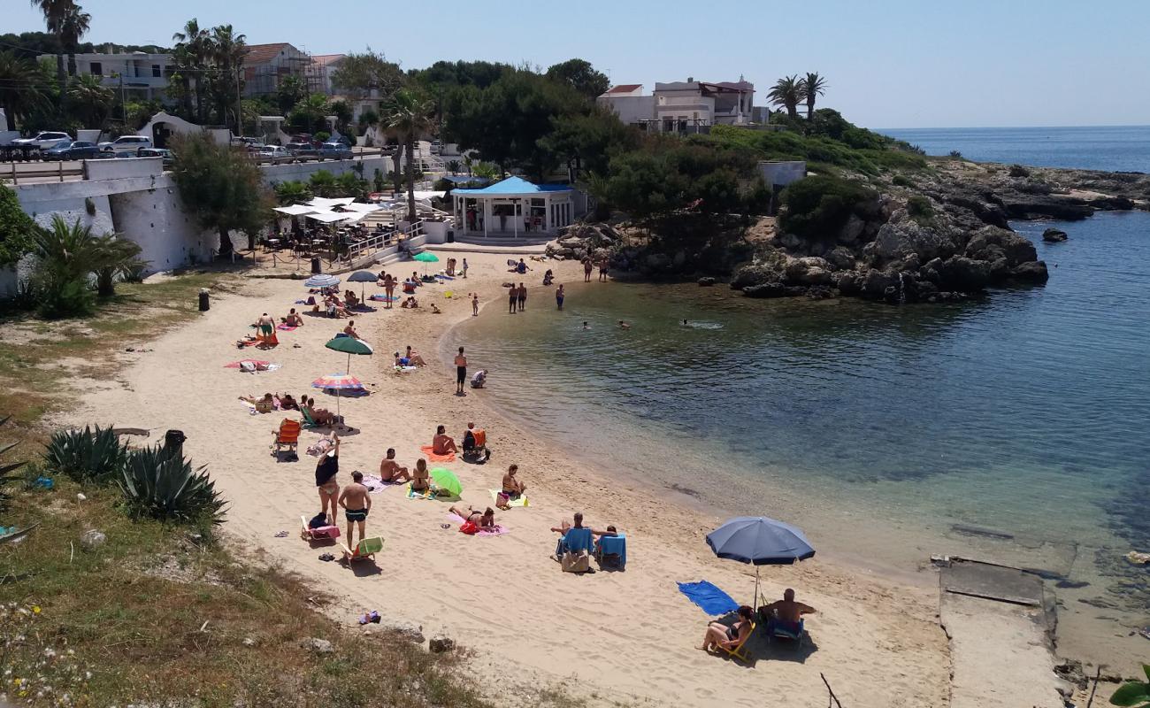Spiaggia di Luogovivo'in fotoğrafı kahverengi kum yüzey ile
